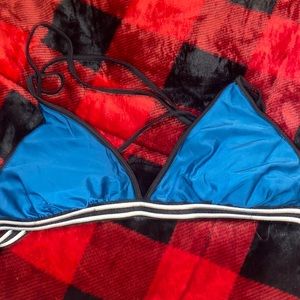 Blue Bikini Top